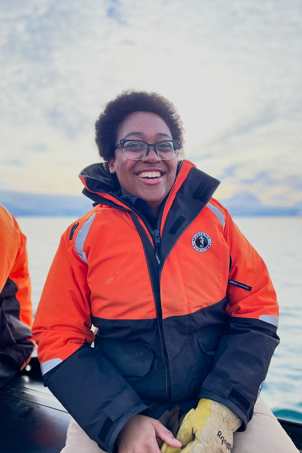 Maya Thomas in Antarctica