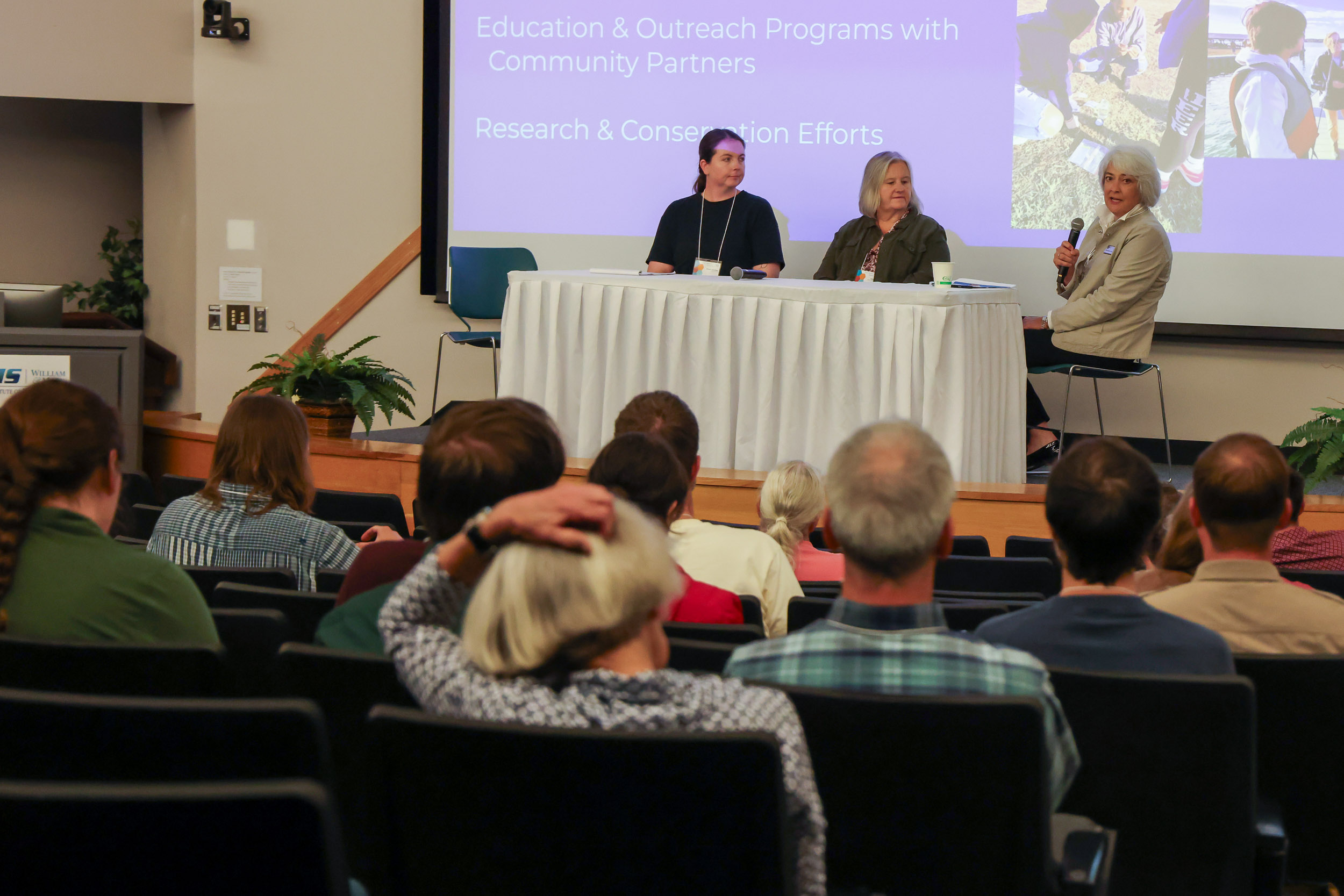 A panel addresses audience questions at the 2025 York Watershed System Symposium