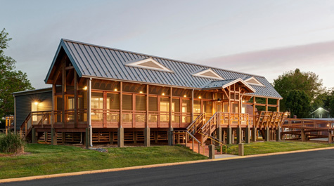 VIMS Eastern Shore Laboratory's Seaside Hall Building