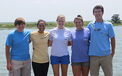 VIMS Eastern Shore Laboratory's 2015 interns