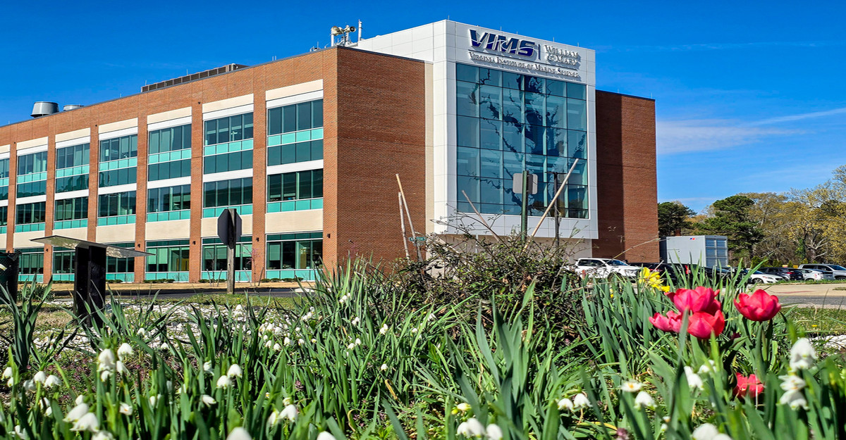 Chesapeake Bay Hall houses much of the lab-based science essential to the research, education and advisory services occurring at William &amp; Mary's Batten School &amp; VIMS. Photo by John Wallace