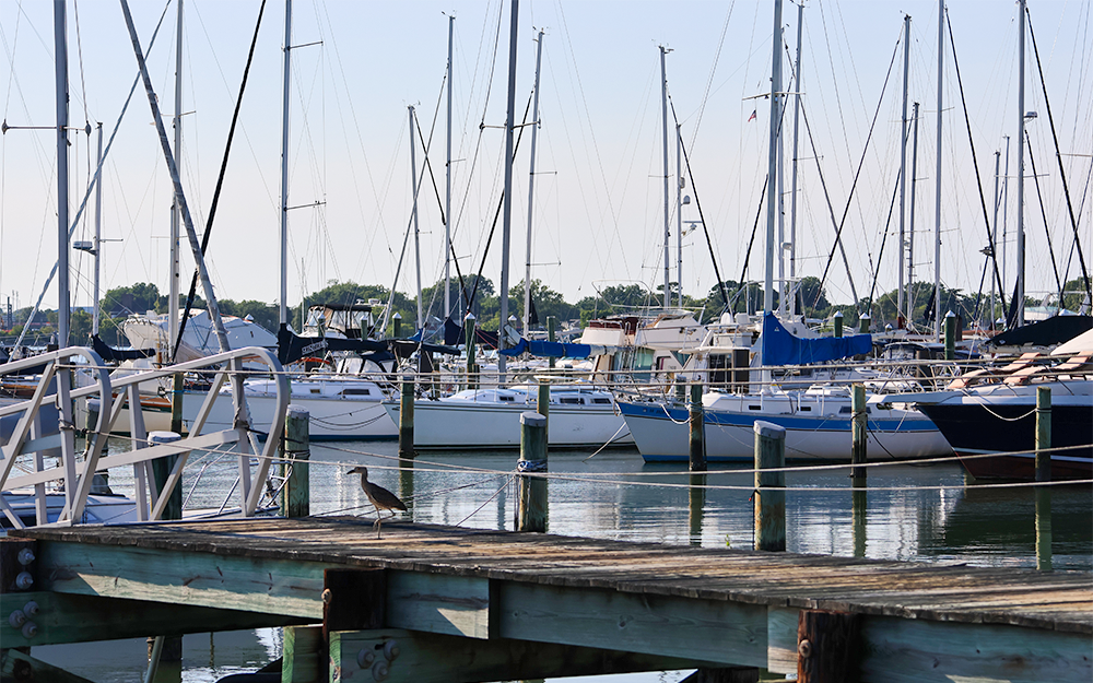 Old Point Comfort Marina will be renovated with BIG funds. Photo by Piper Gilly.