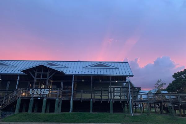 ESL's Seaside Hall at sunset